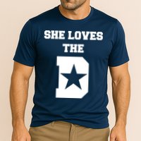 She Loves the D Dallas, Texas Pride Cooling Performance Crew T-Shirt