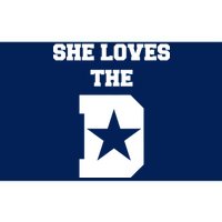 She Loves the D Dallas, Texas Pride Bumper Sticker