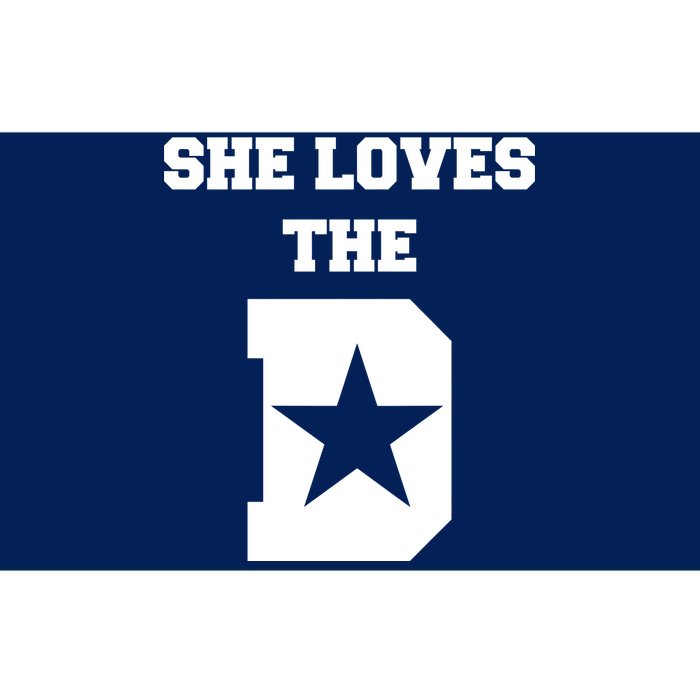 She Loves the D Dallas, Texas Pride Bumper Sticker