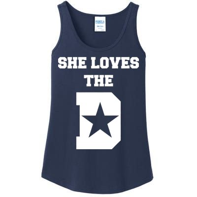 She Loves the D Dallas, Texas Pride Ladies Essential Tank