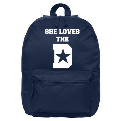 She Loves the D Dallas, Texas Pride 16 in Basic Backpack