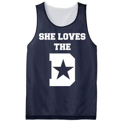 She Loves the D Dallas, Texas Pride Mesh Reversible Basketball Jersey Tank