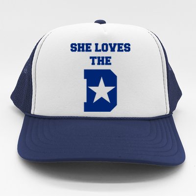 She Loves the D Dallas, Texas Pride Trucker Hat