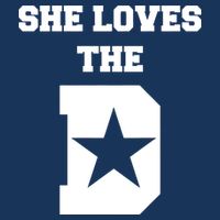 She Loves the D Dallas, Texas Pride Womens T-Shirt
