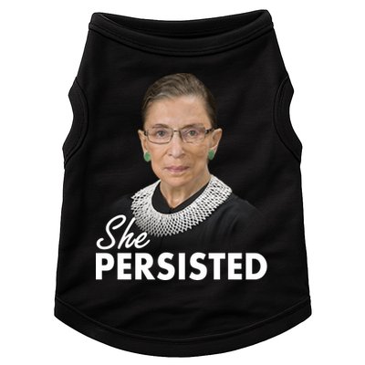 She Persisted RBG Ruth Bader Ginsburg Doggie Tank