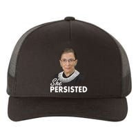She Persisted RBG Ruth Bader Ginsburg Yupoong Adult 5-Panel Trucker Hat
