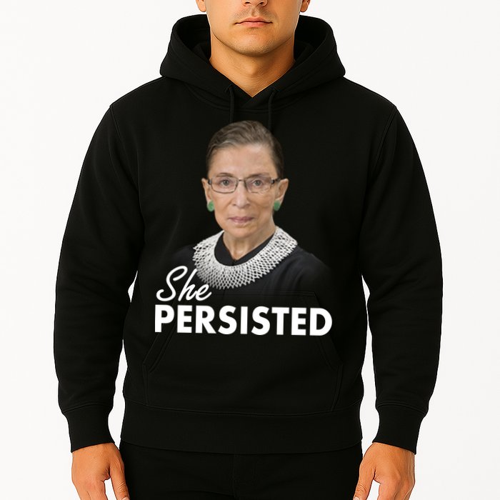 She Persisted RBG Ruth Bader Ginsburg Hoodie