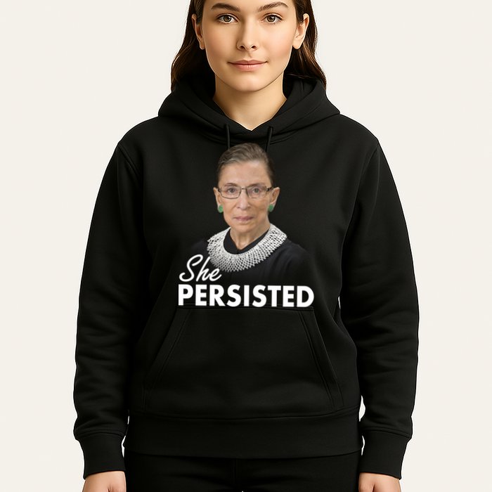 She Persisted RBG Ruth Bader Ginsburg Hoodie