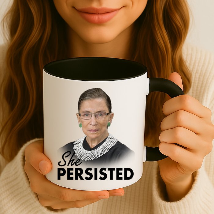 She Persisted RBG Ruth Bader Ginsburg Mug