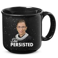 She Persisted RBG Ruth Bader Ginsburg 15oz Campfire Ceramic Mug