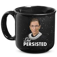 She Persisted RBG Ruth Bader Ginsburg 15oz Campfire Ceramic Mug