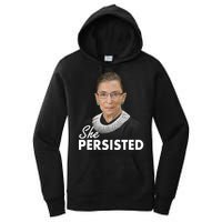 She Persisted RBG Ruth Bader Ginsburg Women's Pullover Hoodie