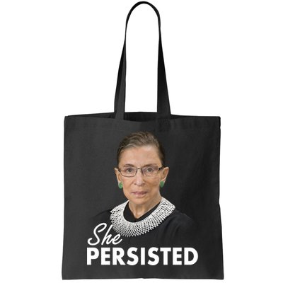She Persisted RBG Ruth Bader Ginsburg Bag