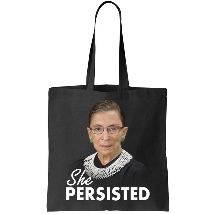 She Persisted RBG Ruth Bader Ginsburg Bag