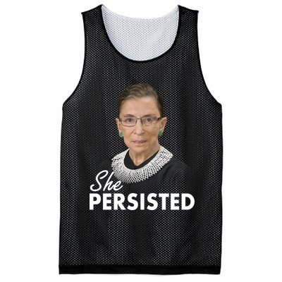 She Persisted RBG Ruth Bader Ginsburg Mesh Reversible Basketball Jersey Tank