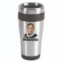 She Persisted RBG Ruth Bader Ginsburg 16oz Travel Tumbler
