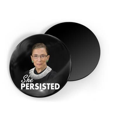 She Persisted RBG Ruth Bader Ginsburg Magnet