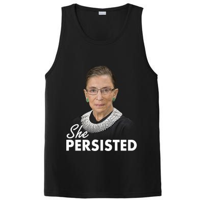 She Persisted RBG Ruth Bader Ginsburg PosiCharge Competitor Tank