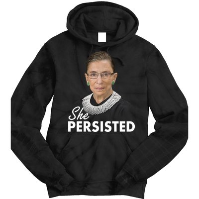 She Persisted RBG Ruth Bader Ginsburg Tie Dye Hoodie