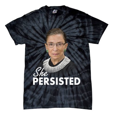 She Persisted RBG Ruth Bader Ginsburg Tie-Dye T-Shirt