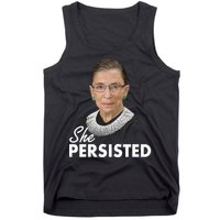 She Persisted RBG Ruth Bader Ginsburg Tank Top