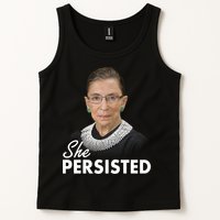 She Persisted RBG Ruth Bader Ginsburg Tank Top