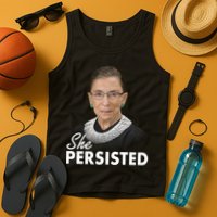 She Persisted RBG Ruth Bader Ginsburg Tank Top
