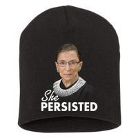 She Persisted RBG Ruth Bader Ginsburg Short Acrylic Beanie