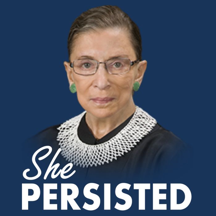 She Persisted RBG Ruth Bader Ginsburg Infant Baby Jersey Bodysuit