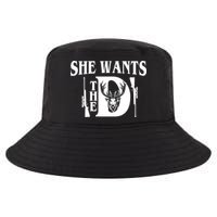 She Wants the D Hunting Cool Comfort Performance Bucket Hat
