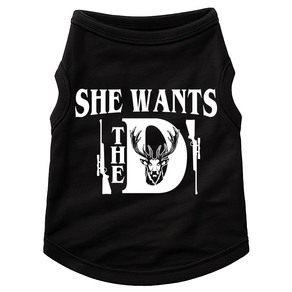 She Wants the D Hunting Doggie Tank