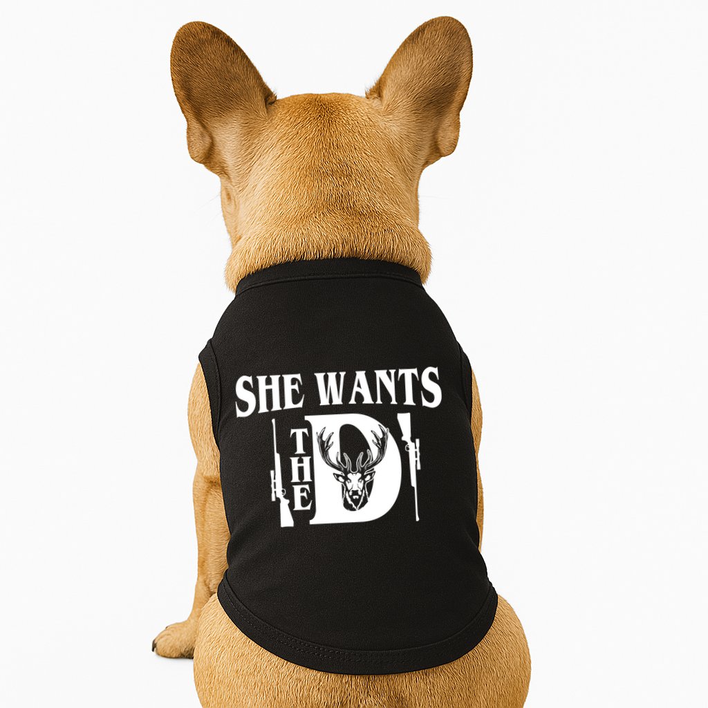 She Wants the D Hunting Doggie Tank