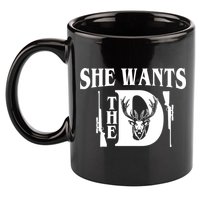 She Wants the D Hunting 11oz C Handle Ceramic Mug