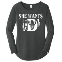 She Wants the D Hunting Women's Perfect Tri Tunic Long Sleeve Shirt