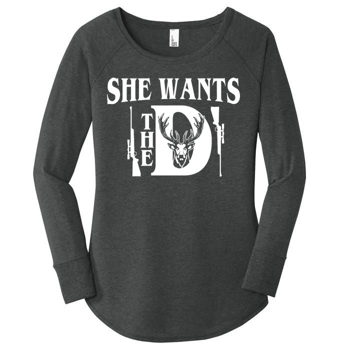 She Wants the D Hunting Women's Perfect Tri Tunic Long Sleeve Shirt