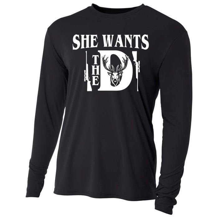 She Wants the D Hunting Cooling Performance Long Sleeve Crew