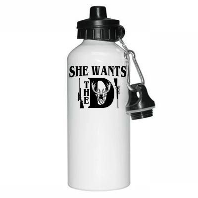 She Wants the D Hunting Aluminum Water Bottle