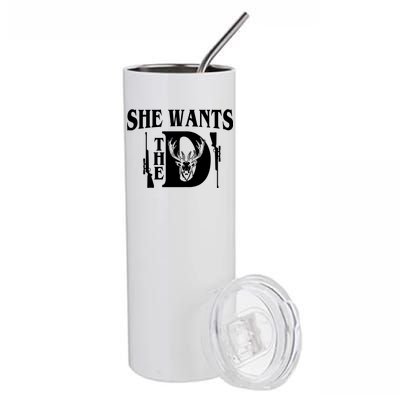 She Wants the D Hunting Stainless Steel Tumbler