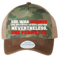 She Was Warned - Given an Explanation. Nevertheless, She Persisted. Legacy Tie Dye Trucker Hat