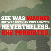 She Was Warned - Given an Explanation. Nevertheless, She Persisted. Legacy Tie Dye Trucker Hat