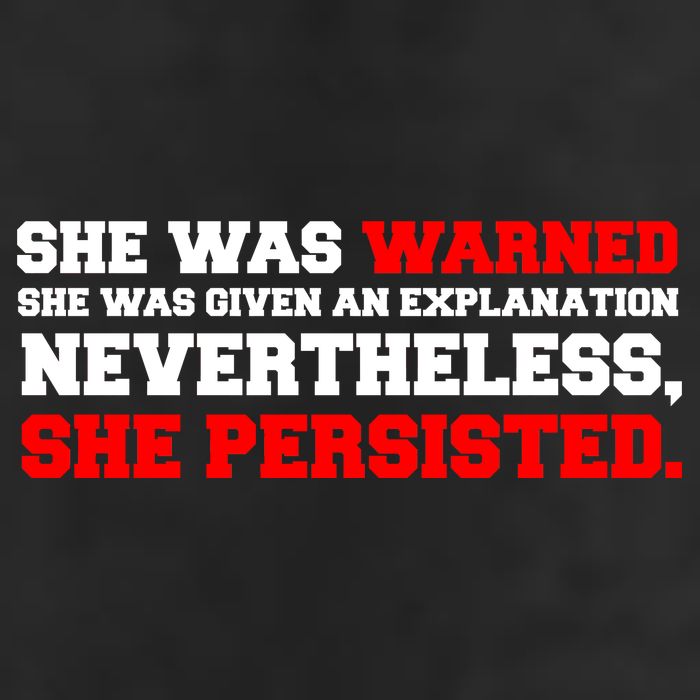 She Was Warned - Given an Explanation. Nevertheless, She Persisted. Cool Comfort Performance Bucket Hat