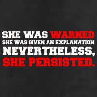 She Was Warned - Given an Explanation. Nevertheless, She Persisted. Garment-Dyed Heavyweight T-Shirt