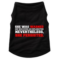 She Was Warned - Given an Explanation. Nevertheless, She Persisted. Doggie Tank