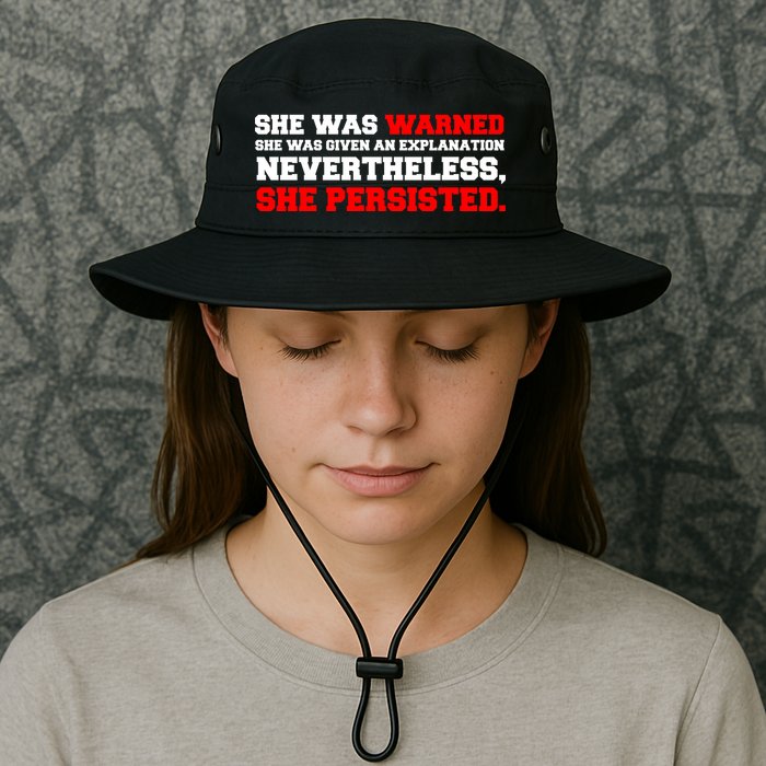 She Was Warned - Given an Explanation. Nevertheless, She Persisted. Bucket Hat