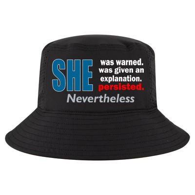 She Was Warned Given An Explanation Persisted Nevertheless Cool Comfort Performance Bucket Hat