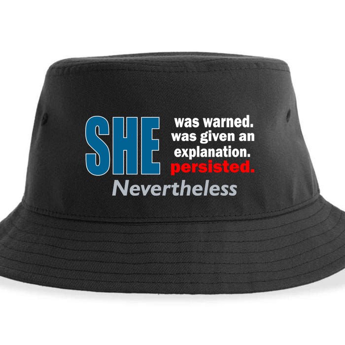 She Was Warned Given An Explanation Persisted Nevertheless Sustainable Bucket Hat