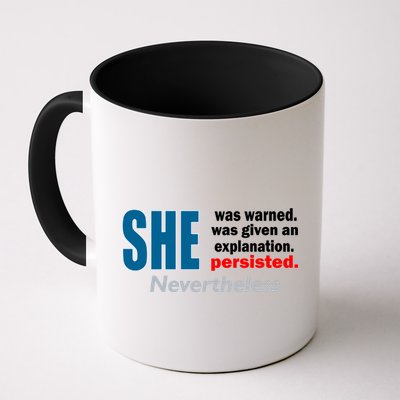 She Was Warned Given An Explanation Persisted Nevertheless Mug