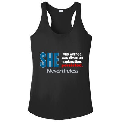 She Was Warned Given An Explanation Persisted Nevertheless Ladies PosiCharge Competitor Racerback Tank
