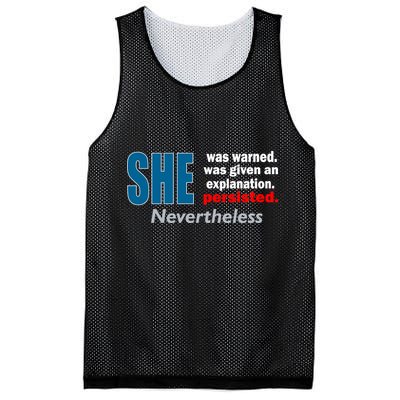 She Was Warned Given An Explanation Persisted Nevertheless Mesh Reversible Basketball Jersey Tank