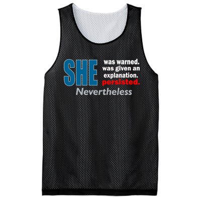 She Was Warned Given An Explanation Persisted Nevertheless Mesh Reversible Basketball Jersey Tank